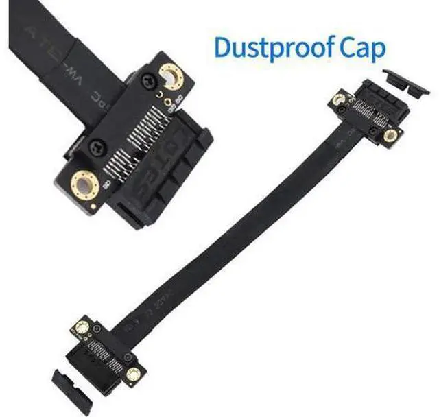Alt view image 5 of 7 - PCI-e 36PIN 1X Extension Cable Gen3 8Gbps PCI Express 3.0 Card Adapter Cable for 1U/2U Chassis 20CM (Female to Female)