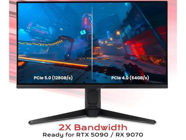 Alt view image 7 of 7 - PCIE 5.0 x16 Riser Cable 200mm 128GB/s Vertical Graphic Card/GPU Mount Flexible Right Angle, Usable with PCIe 4.0 & RX 9070/ RTX5090,RTX 4090/5070/5080/5090RX 9070XT/7900XT, 20cm (Total Length: 25cm)