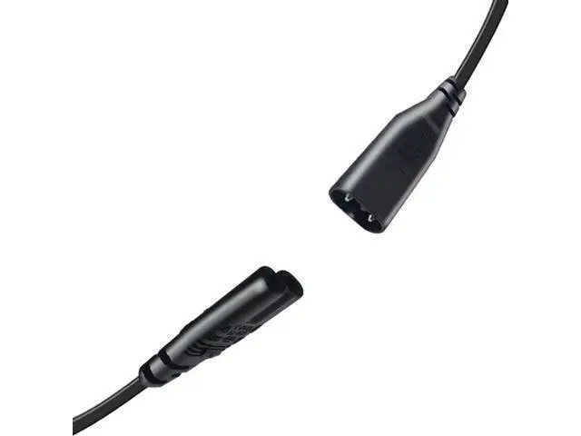 Alt view image 5 of 6 - Figure 8 Power Cord 0.75mm 2 Pin Universal Replacement AC Power Cable for Camera Battery Chargers TV Computer Monitor Projector Printer etc (1M C7 to C8)