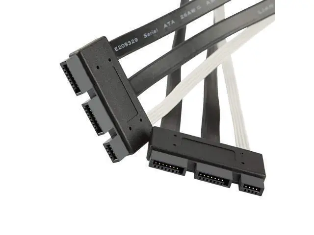 Alt view image 3 of 4 - SFF-8639 Cable, CableCreation SFF-8639 PCI-E SATA Cable, SFF-8639 PCI-E SATA 3.2 Express 18pin (7+7+4) Male to Express 18pin Male Data Raid Cable 1.6FT/ 0.5M