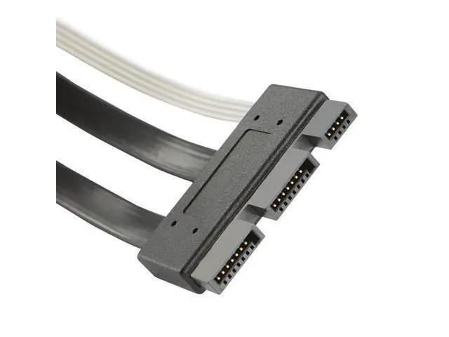 Alt view image 4 of 4 - SFF-8639 Cable, CableCreation SFF-8639 PCI-E SATA Cable, SFF-8639 PCI-E SATA 3.2 Express 18pin (7+7+4) Male to Express 18pin Male Data Raid Cable 1.6FT/ 0.5M