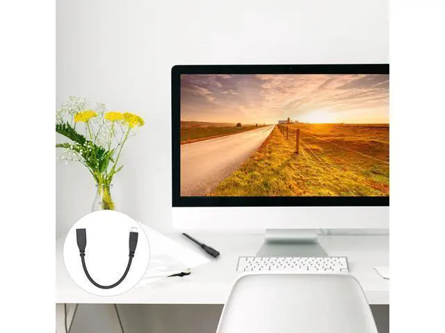 Alt view image 3 of 7 - USB Type C Cable USB-C to USB-C Data Cable for Laptop Tablet Mobile Phone USB Type C Extension Cable USB C to USB Adapter