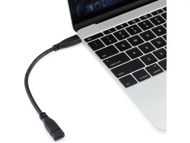 Alt view image 4 of 7 - USB Type C Cable USB-C to USB-C Data Cable for Laptop Tablet Mobile Phone USB Type C Extension Cable USB C to USB Adapter
