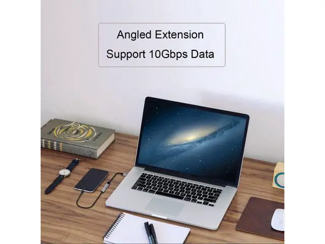 Alt view image 6 of 7 - USB Type C Cable USB-C to USB-C Data Cable for Laptop Tablet Mobile Phone USB Type C Extension Cable USB C to USB Adapter