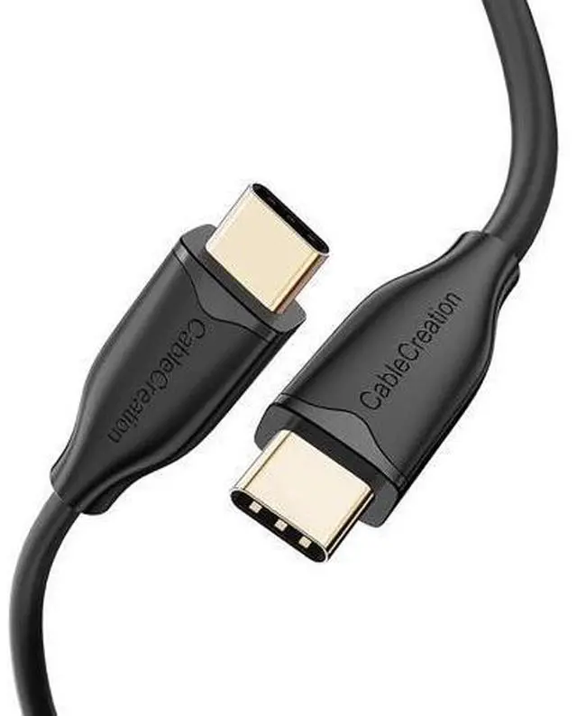 Main image of USB C Cable 1m CableCreation USB2.0 C to C Cable Fast Charging Cable 3A 60W USB Type-C Cable USB C to USB C for MacBook Pro Air S21 S20+ S20 Note 10 etc, 3.3FT Black