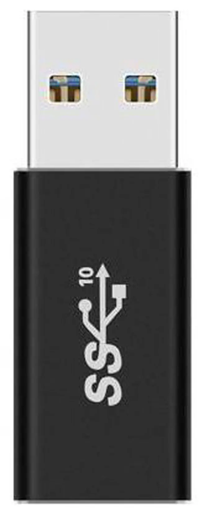 Main image of USB C Female to USB Male Adapter (2-Pack), 3.1 USB A to C Adapter, One-Sided SuperSpeed Data Sync & 60W Fast Charging For iphone 15 Plus Pro Max, Laptop, Charger, Quest Link, etc