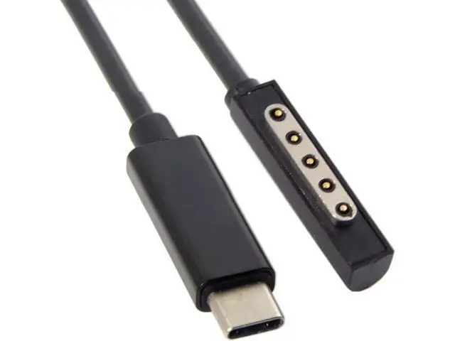 Alt view image 5 of 5 - USB C DC Jack Cable for Magnetic Surface Pro1 Pro2 Book USB 3.1 Type C USB-C DC Cable 1.5m