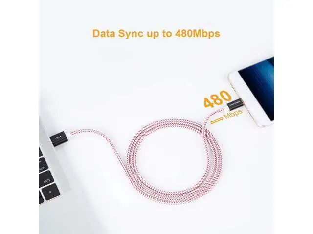 Alt view image 5 of 7 - Short USB C Cable 1.6 FT CableCreation USB A to USB C Cable Braided USB to C Cable Fast Charging Cable 3A 480Mbps Data, Compatible with MacBook Air Chromebook Pixel Galaxy S21 S20 S10,etc 0.5M/Red
