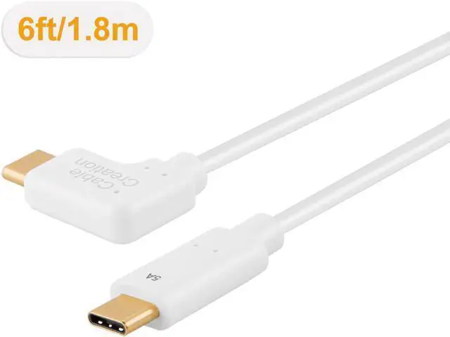 Alt view image 2 of 4 - USB C to USB C Cable 100W, CableCreation 6ft USB C to C Cable 5A Fast Charge, Compatible with New MacBook(Pro), Google Chromebook Pixel, Galaxy S20 S10 S9, Note 10, 1.8M/ White