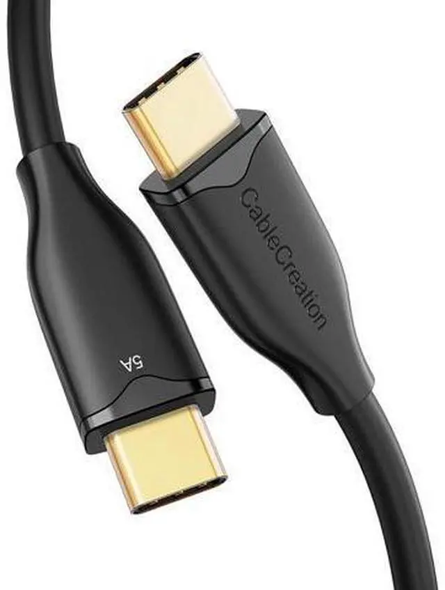 Main image of USB C Cable 2M, CableCreation Cable Type C to Type C Fast Charging 100W, USB C to C Cable 2m, Compatible with MacBook Pro, Air, S21/S20+/S20 Ultra/S10, Note 10,Pixel 4 XL, etc. 6.6FT / Black