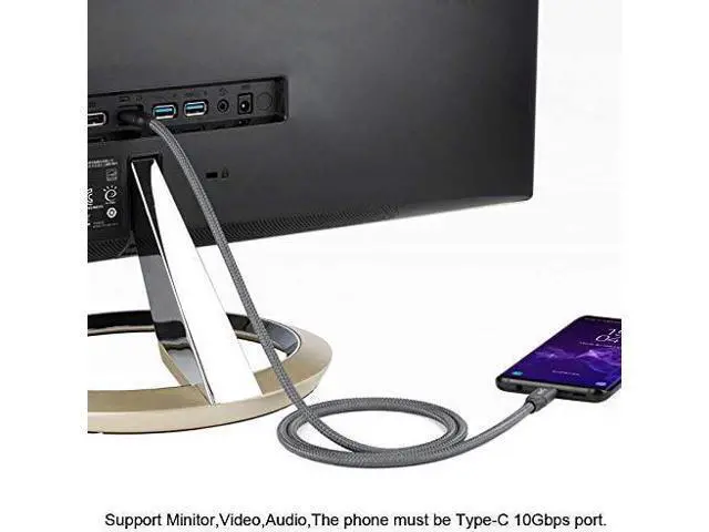 Alt view image 4 of 7 - USB-C USB 3.1 Type C Gen2 Male to Male Data Video Cable with E-Marker for Tablet & Phone & Laptop 10Gbps (50cm)
