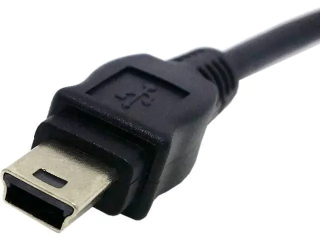 Alt view image 2 of 4 - Mini USB 5pin Male to USB B Female Panel Mount Type Cable 20cm with Screws