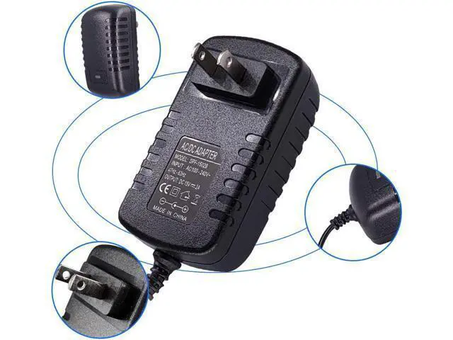 Alt view image 5 of 6 - AC Adapter 15V 2A Power Adapter Supply 15V 2A Wall Plug Power Adapter 15V 2000MA 30W Power Adapter with 5.5 x 2.1mm/2.5mm Plug