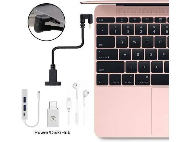 Alt view image 3 of 7 - Type C USB-C USB 3.1 Male 180 Degree U Shape Back Angled to Type C USB-C USB 3.1 Female Extension Data Cable 30cm