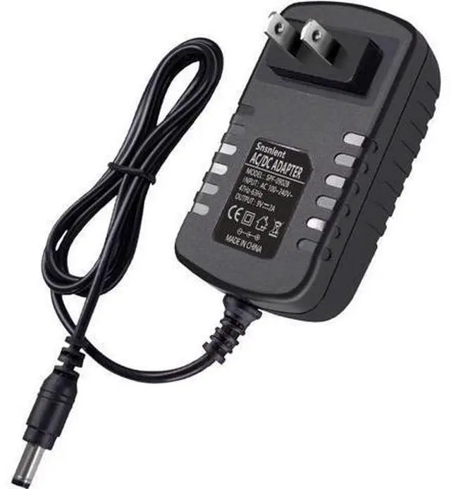 Main image of 9 Volt 2A Power Adapter Supply 9V 2A 18 Watt LED Power Supply Transformer 2.5 X 5.5mm Plug Wall Adapter(Polarity: Inner + and Outer -)