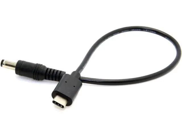 Alt view image 5 of 7 - USB 3.1 Type C USB-C to DC 5.5 2.5mm DC 5V Power Plug Extension Charge Cable for New MAC 20cm