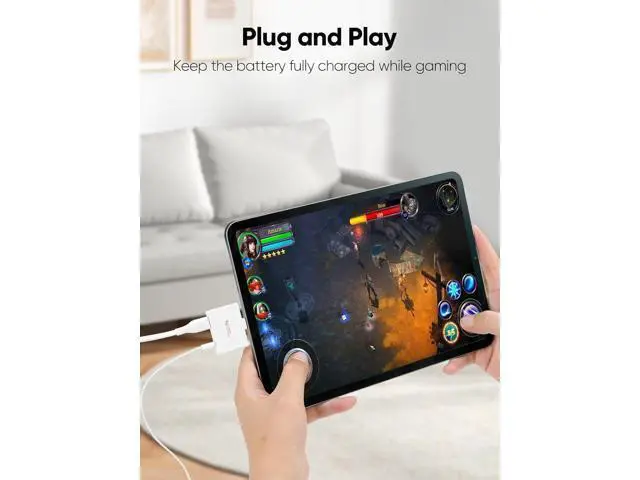 Alt view image 7 of 7 - USB C to Audio and Charger Adapter PD 100W, USB-C Headphone with Aux Jack, Type C 3.5mm Audio Jack Charging Adapter for iPhone 16 15 Pro Max Plus, Galaxy, iPad and More