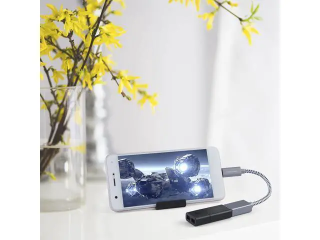 Alt view image 4 of 7 - USB3.1 USB Female to USB C Adapter 0.5 FT CableCreation USB C to USB A Female Adapter Cable OTG 5Gbps Data Female USB A to C Male for MacBook Pro Air XPS 13 15 S21 S20 S10 etc, 0.15m Space Gray