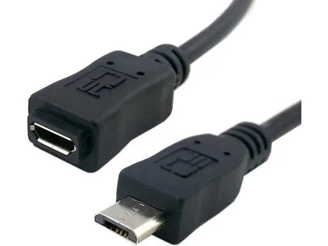 Alt view image 7 of 7 - Micro USB 2.0 Type B 5Pin Male to Micro USB Female Extension Cable 5ft Full Pin Connected for Tablet & Phone & MHL & OTG Extension