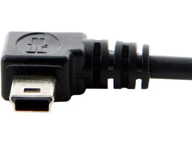 Alt view image 6 of 6 - 50cm Mini USB B Type 5pin Male Left Angled 90 Degree to USB 2.0 Male Data Cable