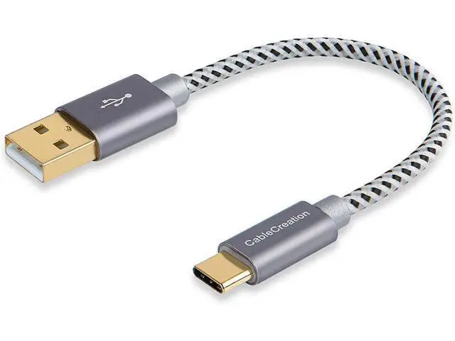 Alt view image 2 of 7 - Bundle 2 Items: CableCreation Braided Short USB C Cable Buddle with Short Micro USB Cable for Charging and Data Sync