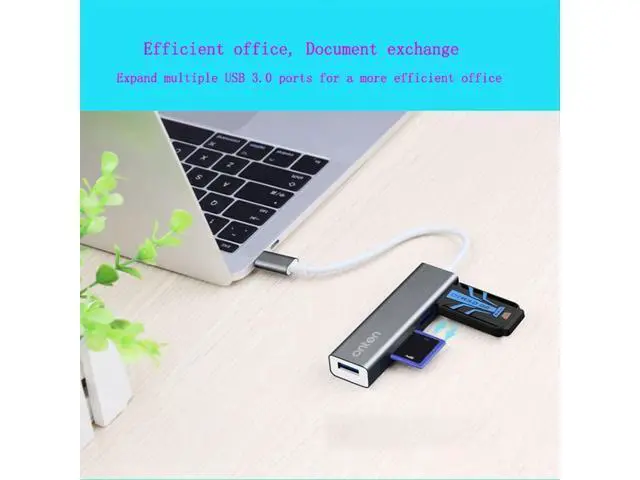 Alt view image 4 of 7 - Onten USB-C Docking Station.Laptop,Monitor Stand with Wireless Charging.VGA,4K HDMI Display,USB 3.0,USB-C. for MacBook Pro m1/m2/Dell/Surface/All-in-one Desktop and More USB-C Devices