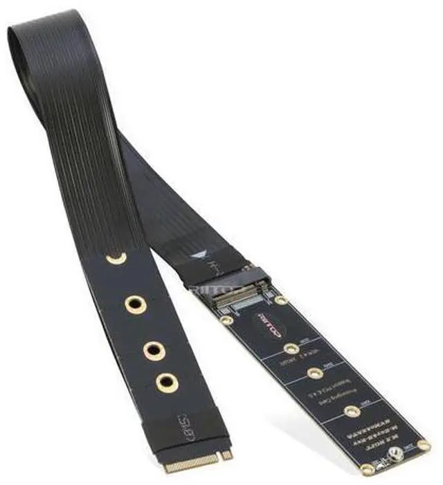 Main image of M.2 NVMe Extension Cable, NVMe Extender for Both M Key and B+M Key SSD in Size 2280/2260/2242/2230 Support PCIe 4.0 and SATA 6Gbps(1FT)