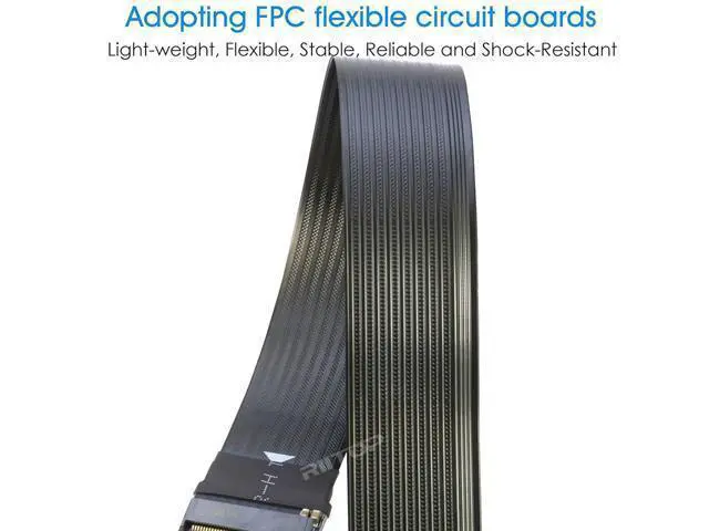 Alt view image 5 of 7 - M.2 NVMe Extension Cable, NVMe Extender for Both M Key and B+M Key SSD in Size 2280/2260/2242/2230 Support PCIe 4.0 and SATA 6Gbps(1FT)