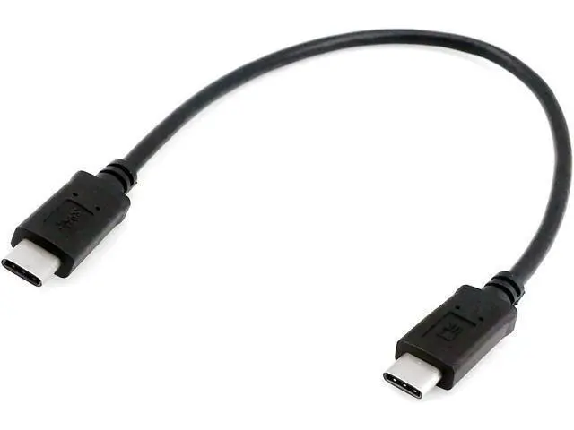 Alt view image 2 of 6 - USB C Cable,USB Type C Male to Male Extension Cable for Phone Tablets Hard Drives Laptop 0.3m