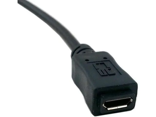 Alt view image 4 of 7 - Micro USB 2.0 Type B 5Pin Male to Micro USB Female Extension Cable 1.64ft Full Pin Connected for Tablet & Phone & MHL & OTG Extension