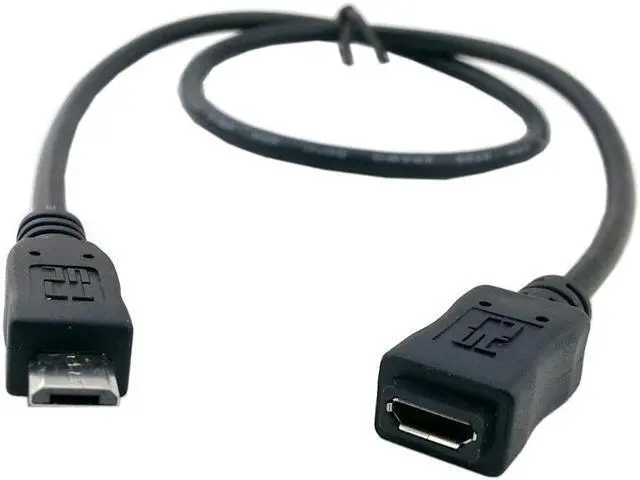 Alt view image 5 of 7 - Micro USB 2.0 Type B 5Pin Male to Micro USB Female Extension Cable 1.64ft Full Pin Connected for Tablet & Phone & MHL & OTG Extension