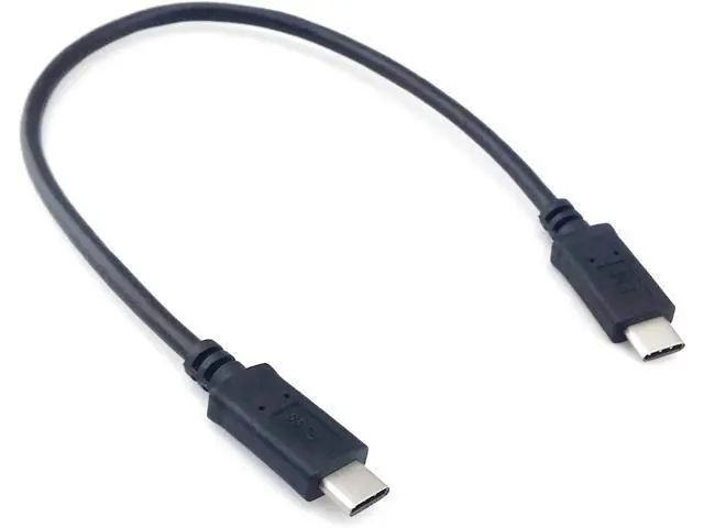 Alt view image 4 of 6 - USB C Cable,USB Type C Male to Male Extension Cable for Phone Tablets Hard Drives Laptop 0.3m