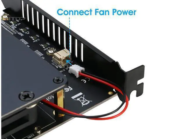 Alt view image 2 of 7 - Quad M.2 NVME SSD to PCI-E 4.0 X16 Adapter Card, High Speed 4x32Gbps Soft Raid Card with Individual LED Indicator Support 2230 2242 2260 2280 M Key M.2 NVME SSD ((PCI-e Bifurcation Required))