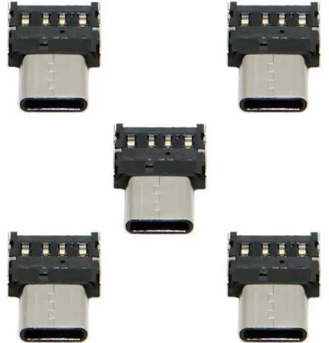 Main image of 5pcs Ultra Mini Type-C USB-C to USB 2.0 OTG Adapter for Cell Phone Tablet & USB Cable & Flash Disk