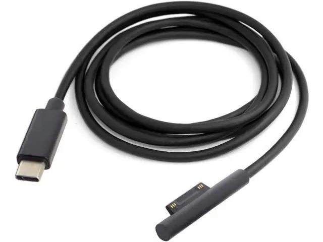 Alt view image 2 of 7 - USB 3.1 Type C USB-C DC 12-15V to Surface Pro3 Pro4 Pro5 Pro6 Book Cable 1.8m