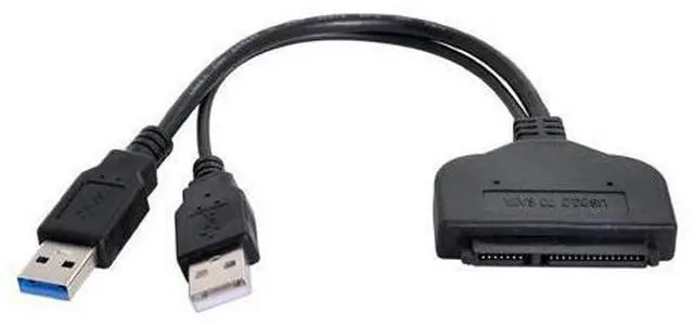 Main image of SATA to USB Cable USB 3.0 to 22 Pin 2.5" SATA Hard Disk Driver Adapter with Extral USB Power Cable