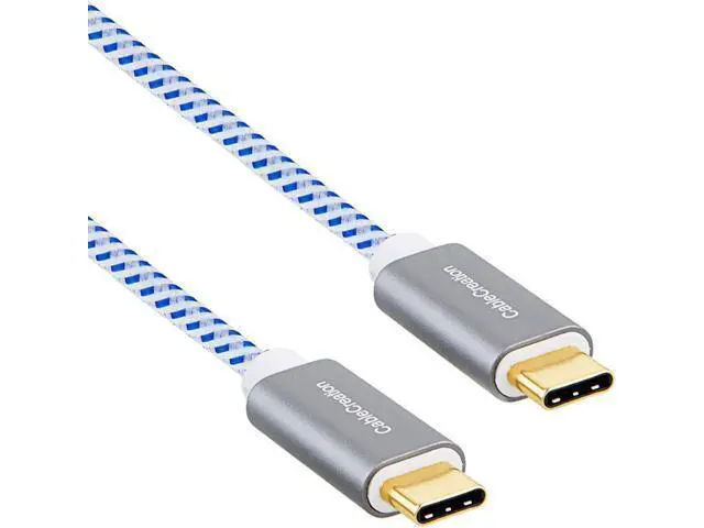 Alt view image 3 of 7 - USB C Cable 10FT 60W USB C to USB C Fast Charging Cable USB Type-C to C Cable Braided 3A 60W 480Mbps Data for MacBook Pro Air iPad Air Pro S21/S20+/S20 Pixel 4/5 etc. 3m Blue