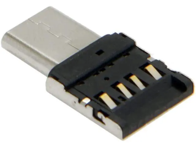Alt view image 4 of 7 - 5pcs Ultra Mini Type-C USB-C to USB 2.0 OTG Adapter for Cell Phone Tablet & USB Cable & Flash Disk