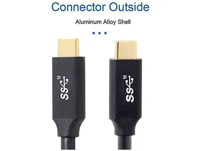 Alt view image 7 of 7 - 1M 10Gbps USB-C USB 3.1 Type C Gen2 Male to Male Data Cable with E-Marker for Tablet & Phone & Laptop