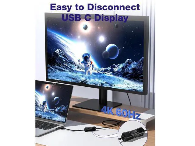 Alt view image 4 of 7 - USB Type-C On Off Switch Cable 3.3ft, USB 3.1 C to C Cable, Male to Male, with Switch Button Support Video Streaming, Data Transfer 10Gb and 20V/3A PD Fast Charging