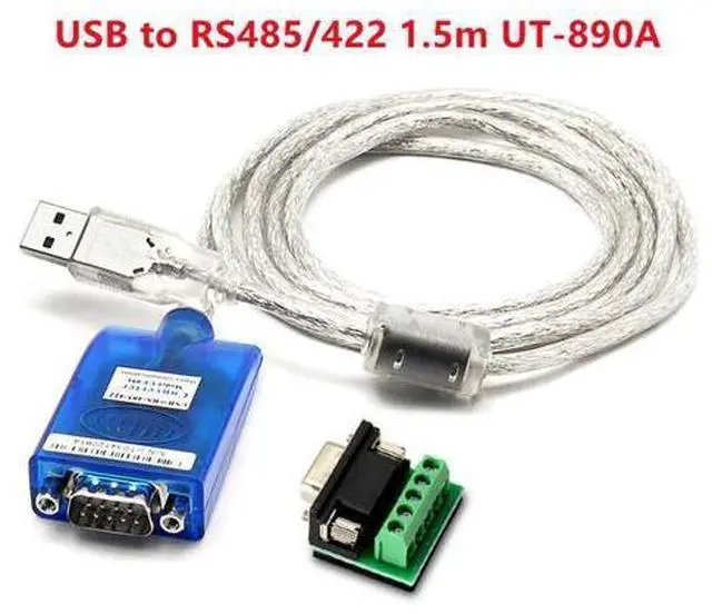 Main image of UTEK UT-890A USB to RS485/422 Serial Cable Shielded Industrial Data Lines Bidirectional Anti-surge Cable 1.5M FTDI-FT232+SP213