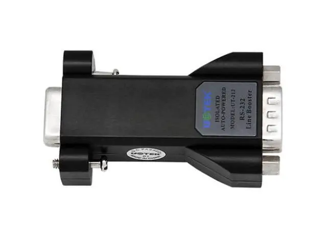 Alt view image 2 of 6 - UTEK UT-212 RS232 Isolated Converter Photoelectric Isolation Line Booster Extension Adapter Communication Distance 1.2km 1 Pair