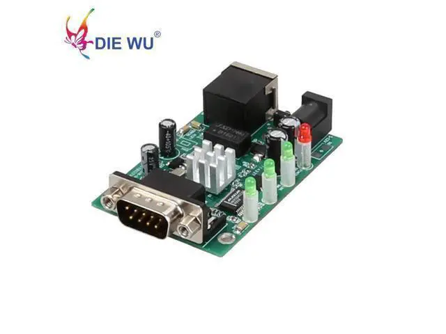 Alt view image 6 of 7 - Serial RS232 Industrial TCP/UDP Serial RS232 to Ethernet Device Server support Windows System