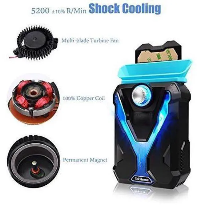 Alt view image 3 of 5 - Super Vacuum Fan Laptop Cooler, Cooling Gaming Mate, High Compatibility