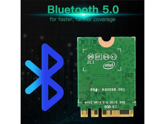 Alt view image 3 of 6 - WiFi 6 Dual Band 3000Mbps Wireless Card For Intel AX200 M.2 Bluetooth 5.0 2.4G/5Ghz 802.11ac/ax AX200NGW Wi-fi Adapter Antenna