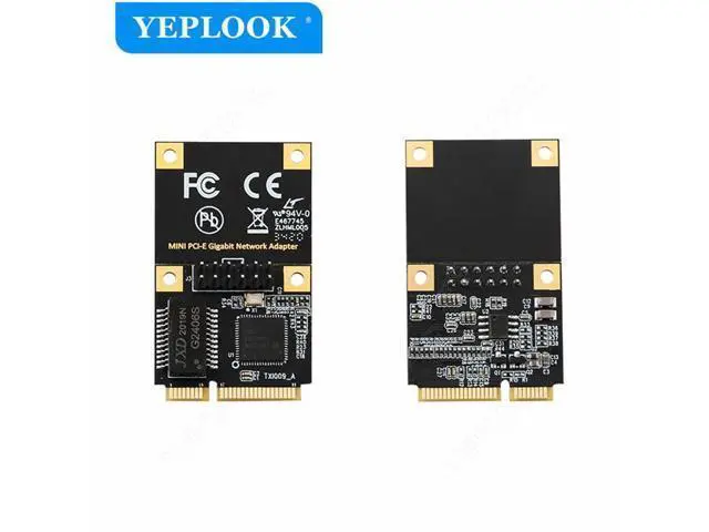 Alt view image 3 of 7 - Mini PCI-E 1x RJ45 10/100/1000Mbps Gigabit High Speed Fast Ethernet Network Card Intel 210AT Chipset Stable for Desktop