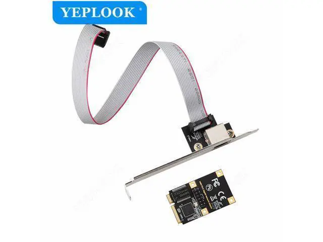 Alt view image 2 of 7 - Mini PCI-E 1x RJ45 10/100/1000Mbps Gigabit High Speed Fast Ethernet Network Card Intel 210AT Chipset Stable for Desktop