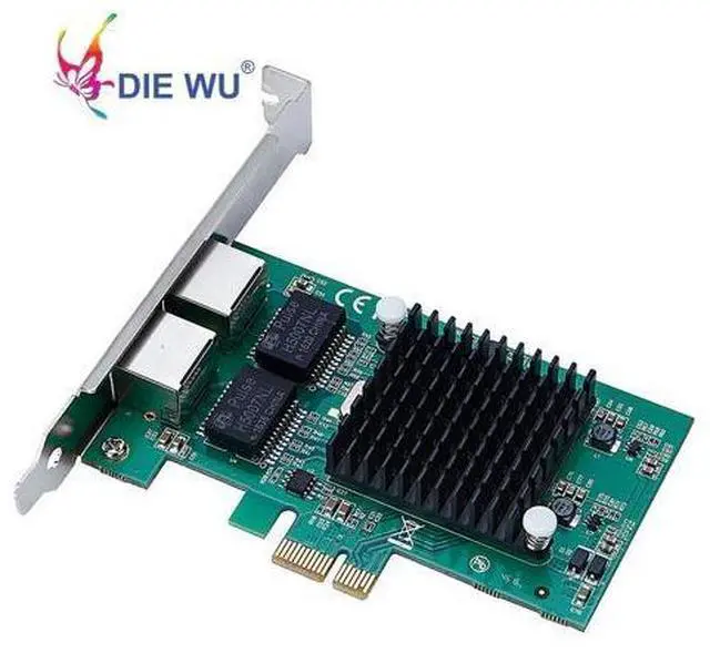 Alt view image 5 of 7 - PCIe Gigabit Dual Port NIC Server Network Lan Adapter card with Intel 82575 10/100/1000Mbps for Desktop PC