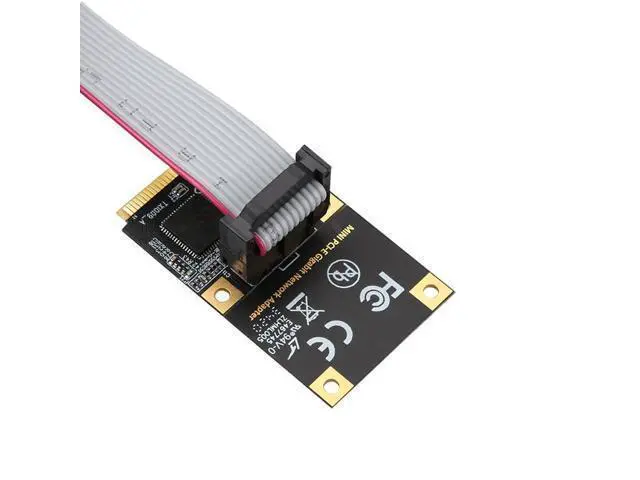 Alt view image 5 of 7 - Mini PCI-E 1x RJ45 10/100/1000Mbps Gigabit High Speed Fast Ethernet Network Card Intel 210AT Chipset Stable for Desktop