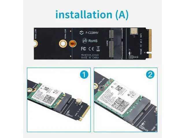 Alt view image 4 of 7 - Dual band 3000Mbps 802.11ax Wi-Fi 6 M.2 M Key Desktop Kit Intel AX200 Bluetooth 5.1 Wifi Card 2.4G/5Ghz MU-MIMO AX200NGW Adapter